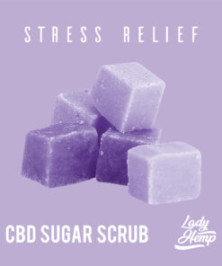 stress relief cbd scrub