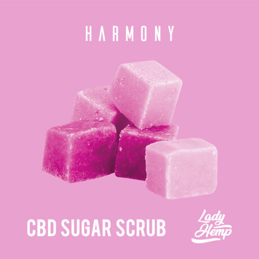 cbd sugar scrub sweet pea flavor