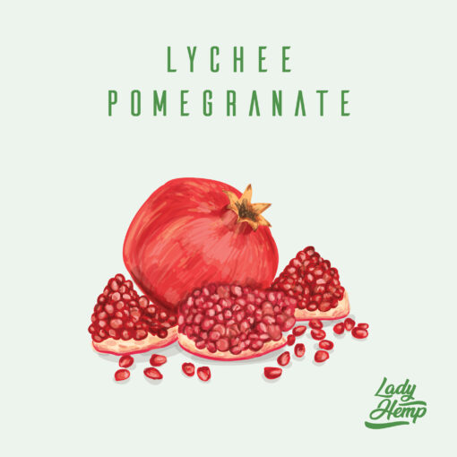 lychee pomegranate by lady hemp